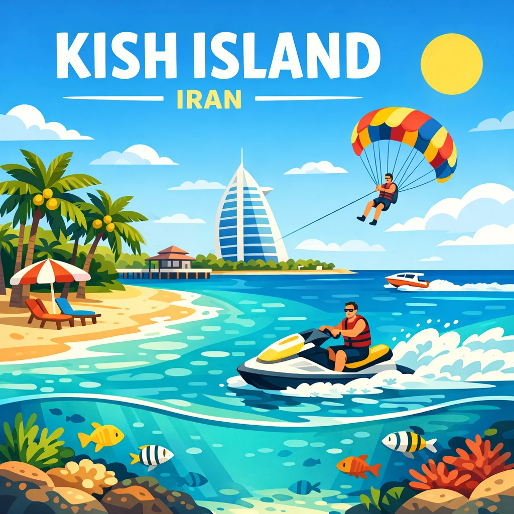 تور داخلی ایران برای سفر به کیش قشم یا شیراز با بهترین قیمت و رزرو آسان